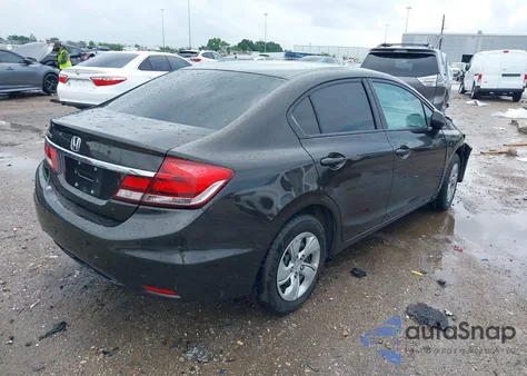 2013 Honda Civic Lx из США, поврежденный, VIN 2HGFB2F56DH596124